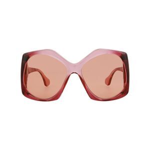 Gucci Square-Frame Injection Sunglasses Red Womens